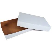 [281852CBC] Cake Box Corrugated 2 pc 28x18x5" Closeout