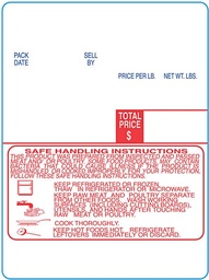 [SS225] Label Safe Handling 1.5" Core Closeout