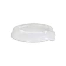 [PET-L066] 18 oz Lid Dome Oval Burrito Bagasse