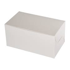 [743CB] 6.5x4x2.75" Cake Box White Clay