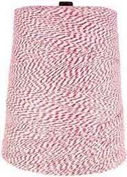 [RWV] Twine Red/White Variegated 4 Ply Bakery