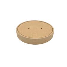 [PS-LID096LP-SPEC] Paper Soup Lid Kraft for 8-16 oz Cups