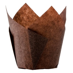 [TULIP-BRN] Tulip Baking Cup 2.25x4" Brown