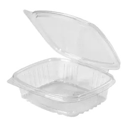 [AD08] 8 oz Genpak Hinged Rectangle Container PET