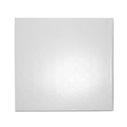 [DRUM1616S] Cake Drum Square 16x16" White 1/2"
